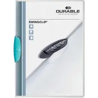 Durable klemmap Swingclip transparant lichtblauw