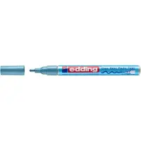 Edding 751 lakmarker - glans - 1 tot 2 mm - lichtblauw metallic