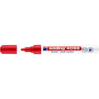 Edding 4095 chalk marker - 2 tot 3 mm - rood