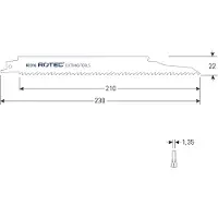 Rotec Reciprozagen RC310 / (VPE 5 stuks) - 5250310