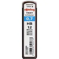 Rotring Etui de mines pour porte-mines retractable Tikky, 0,7 mm, graduation: HB