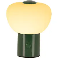 Lucide GUSTAV - Oplaadbare Tafellamp - Accu/Batterij - Ø 8 cm - LED Dimb. - 1x0,8W 2700K - Groen | Essential