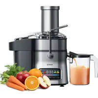 Media Evolution COOK-IT Sapcentrifuge PRO - Juicer met LED Display voor Groenten & Fruit - XXL Opening - 6 Snelheden - Ultra Filter - BPA Vrij - RvS