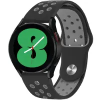 IMoshion Siliconen sportbandje voor de Samsung Galaxy Watch 7 (40/44mm) - Black / Grey