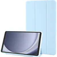 Mobigear Tablethoes geschikt voor Samsung Galaxy Tab A11 Hoes TPU,Kunstleer | Tri-Fold Gel Bookcase - Blauw