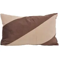 NOVÉE Velvet swirl beige / | 30 x 50 cm | kussenhoes | polyester