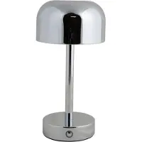 Leitmotiv Tafellamp James LED - Zilver - 12.5x12.5x24.5cm - Scandinavisch