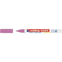 Edding 4085 chalk marker - 1 tot 2 mm - roze metallic