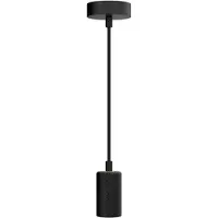 Segula Zwarte Hanglamp Alix Wave 4m Enkel