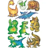 Herma Stickers dino's - 10 stuks