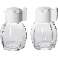 Metaltex - Peper- En Zoutset - 40 ml - Glas - Transparant - 2-delig