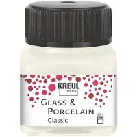 Kreul Glasverf - Porseleinverf - Ivoor - Classic - Glazuur look - - 20 ml