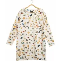 Snurk Long Sleeve Dress Women Terrazzo-XS