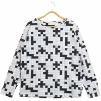 Snurk Long Sleeve Shirt Women Crossword-XL