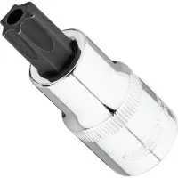 Vigor Torx Bit Dopslag 1/2" T55H 55mm met Gat