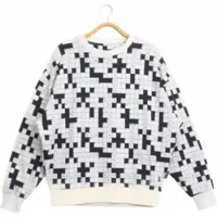 Snurk Sweater Unisex Crossword Relaxed-M / L