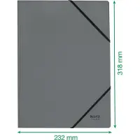Leitz Recycle Elastomap 3908 A4 Co2 Gecompenseerd Blauw 100% gerecycled Karton