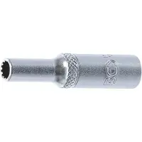 Bgs Dopsleuteldop Gear Lock, diep - 1/4 - 5 mm