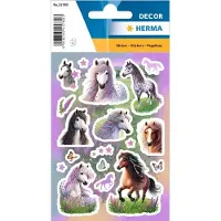 Herma boeketiketten paardenwereld, papier