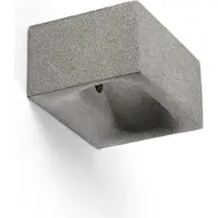 Faro LED-wandlamp buiten Glint, alu / grijs / zink, Beton, Modern, LED wandlamp buiten