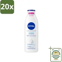 Nivea 20 x – Bodylotion – Express – 250 ml - Grootverpakking - 72 Uur Hydratatie - Hyaluronzuur - Zeemineralen - Snel Intrekkend - Droge Huid