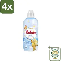 Robijn – Wasverzachter – Jasmijn & Sandelhout – 780 ml - Voordeelverpakking - 4 stuks - Wasverzachter sandelhout - Wasverzachter voor kleding