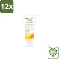 Weleda - Tandpasta - Calendula - 75 ml - Voordeelverpakking - 12 stuks - Tandpasta - Natuurlijke tandpasta