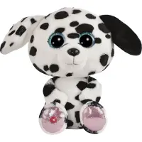 Nici glubschis pluchen knuffel dalmatier dottino, 15cm