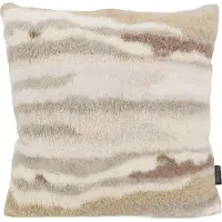 NOVÉE Mare plush beige | 45 x 45 cm | kussenhoes | polyester