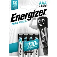 Energizer MAX Plus AAA Lr03 1,5 V Batterijen 4 St Batterijen