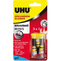 UHU UH45370, Gel, RoHS, REACH, CE, Blister, 3 stuk(s), China