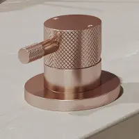 Saniclear Copper Curved hendel voor Bond wastafelkraan (SK111642)