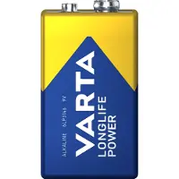 Varta Longlife Power 9V Stück 9V batterij (blok) Alkaline 580 mAh 9 V 20 stuk(s)