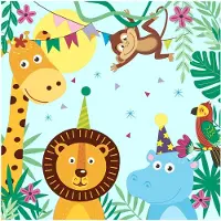 Paper + Design Servetten Party Animals 33x33 cm 20 Stuks