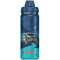 Step by step Drinkfles donkerblauw / geel / petrol / zwart