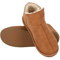 Apollo Dames pantoffels suede cognac