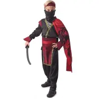 Vegaoo - Rode draak ninja kostuum voor jongen