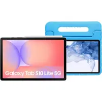 Samsung Galaxy Tab S10 Lite 10,9 inch 128GB Wifi en 5G Grijs + Kids Cover Blauw