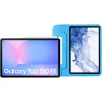 Samsung Galaxy Tab S10 FE 10,9 inch 256GB Wifi Lichtblauw + Just in Case Kids Cover Blauw