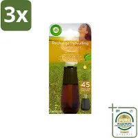 Air Wick 3 x Essential Mist - Navulling - Happiness - Ananas & Wilde Munt - 20ml - Grootverpakking - Luchtverfrisser - Aromatherapie - Geurverspreider - Navulling - Aromatische Mist