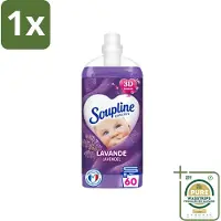 Soupline 1 x Wasverzachter Lavendel 1350 ml- Wasverzachter - Lavendel - Geur - 30 Dagen - 92% Natuurlijke Ingrediënten