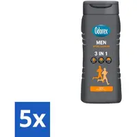 Odorex – Douchegel – For Men Sport Refresh – 300 ml - Bulkverpakking - 5 stuks