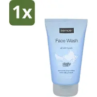 Sence 1 x - Alle Huidtypes - Face Wash - Verfrissend - 150 ml - Face Wash - Huid Reinigen - Huid Verzorgen - Huid Verfrissen - Zijdeproteïne