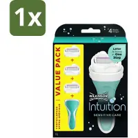Wilkinson Sword - Navulmesjes - Intuition 2-in-1 Sensitive Care - 3 mesjes - 1 stuk