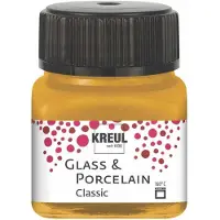 Kreul Glasverf - Porseleinverf - Metallic Goud - Classic - Glazuur look - - 20 ml
