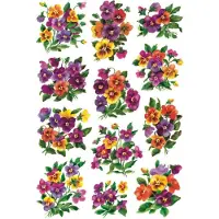 Herma Stickers Viola Kroon glittery - 10 stuks