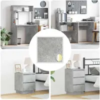 vidaXL Zelfklevende schroefcover 12 pcs Beton Grijs Ø 20 x 0,5 mm