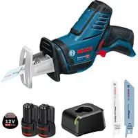 Bosch Accu Reciprozaag GSA 12V-14 / 2x 3,0 Ah Accu + Lader