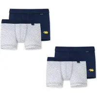 Schiesser Onderbroek blauw / geel / offwhite