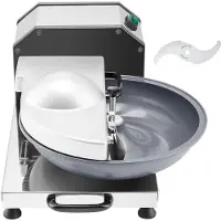 Vevor Keukenmachine Groentehakker 3000 tpm Keukenmachine van roestvrij staal van voedingskwaliteit met S-vormig mes